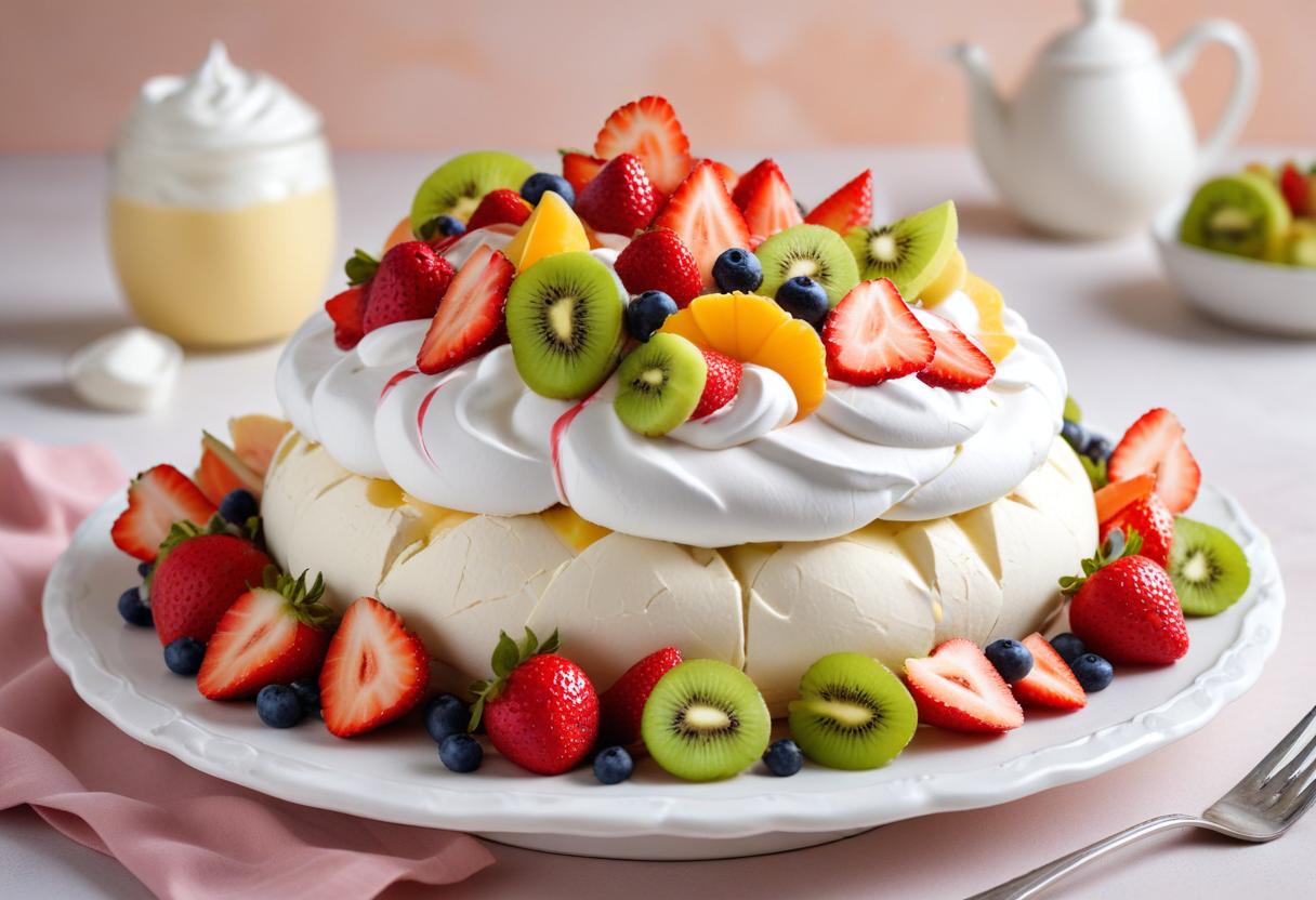 Enkel och läcker pavlova – perfekt för alla tillfällen! illustration
