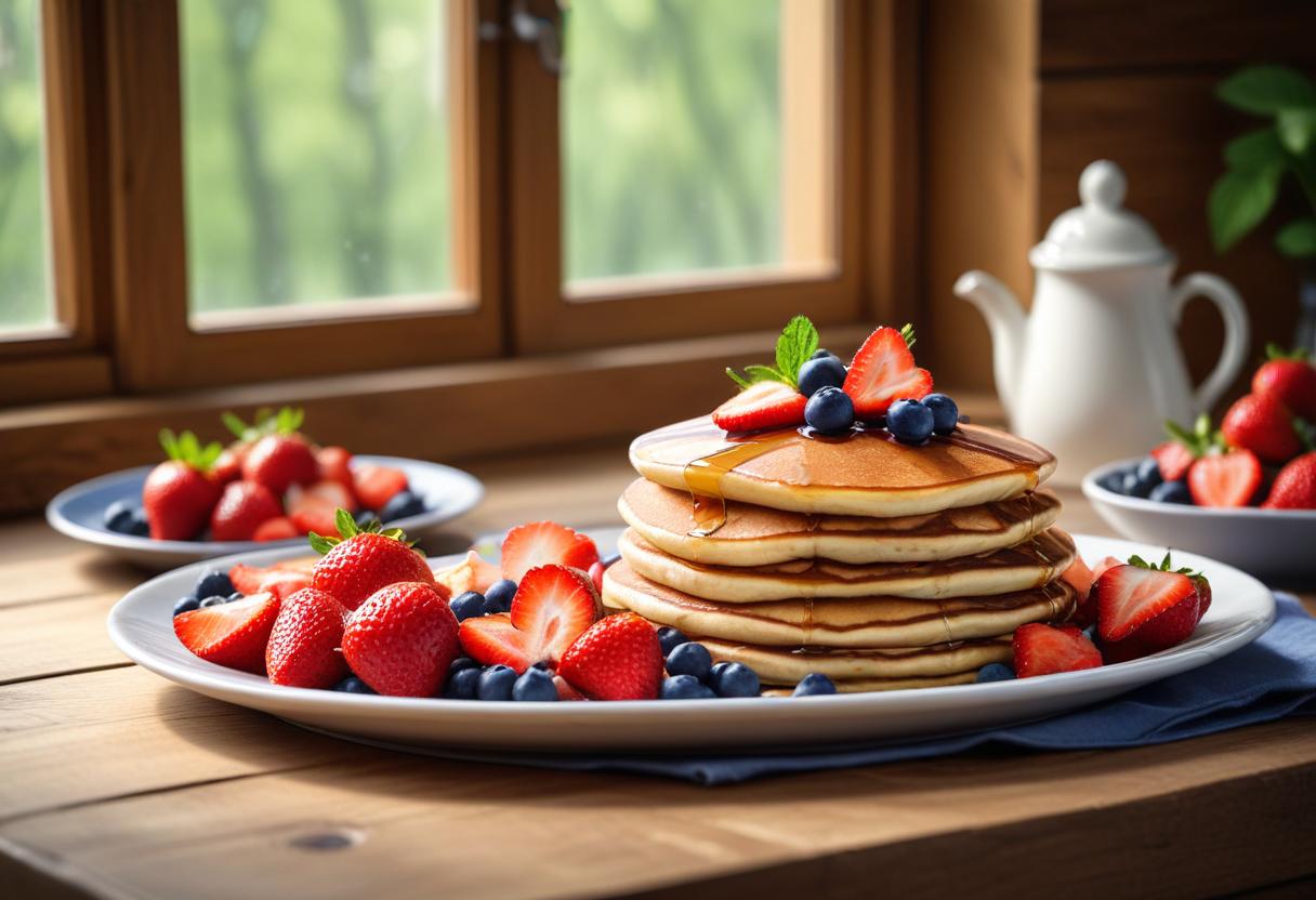 Kreativa pannkaka recept för alla tillfällen! illustration