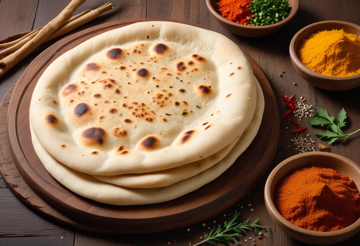Naanbröd illustration