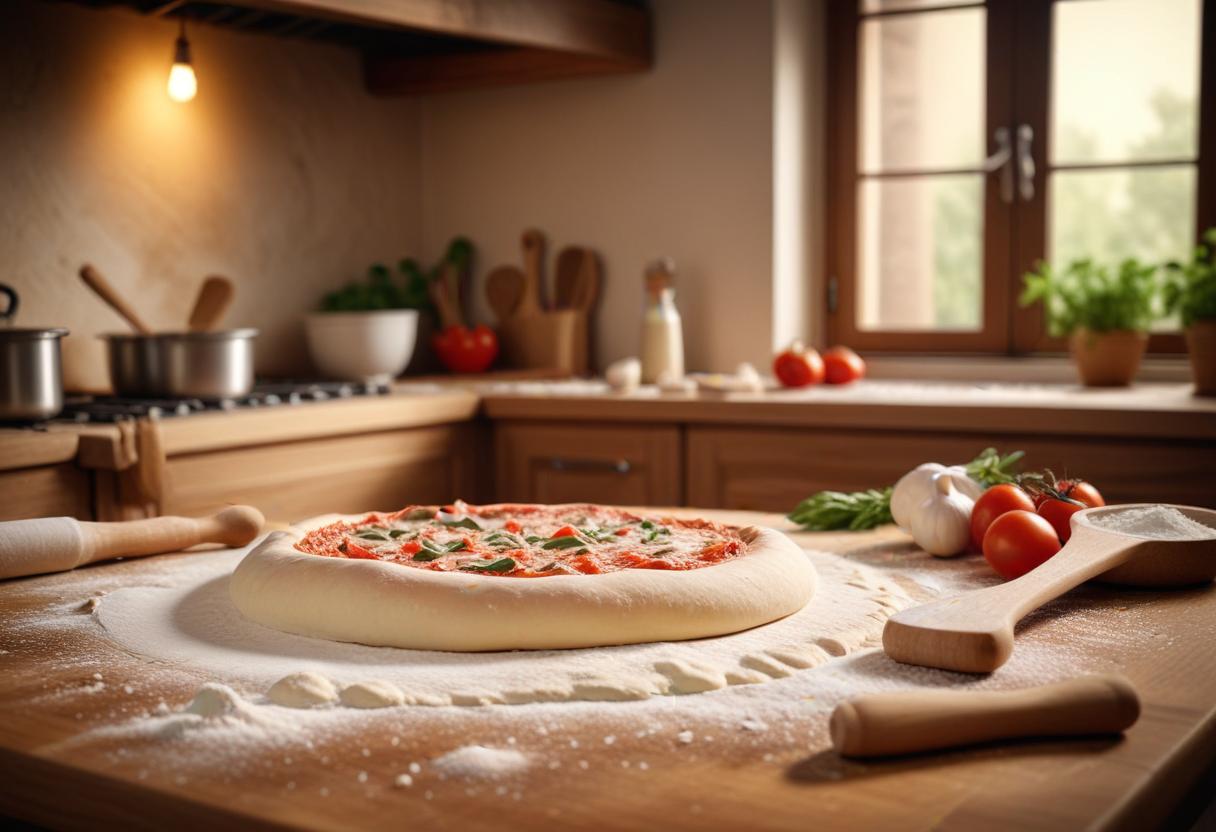 Så här gör du den bästa pizzadegen någonsin! illustration