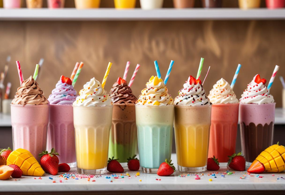 Världens godaste milkshake recept att prova idag! illustration