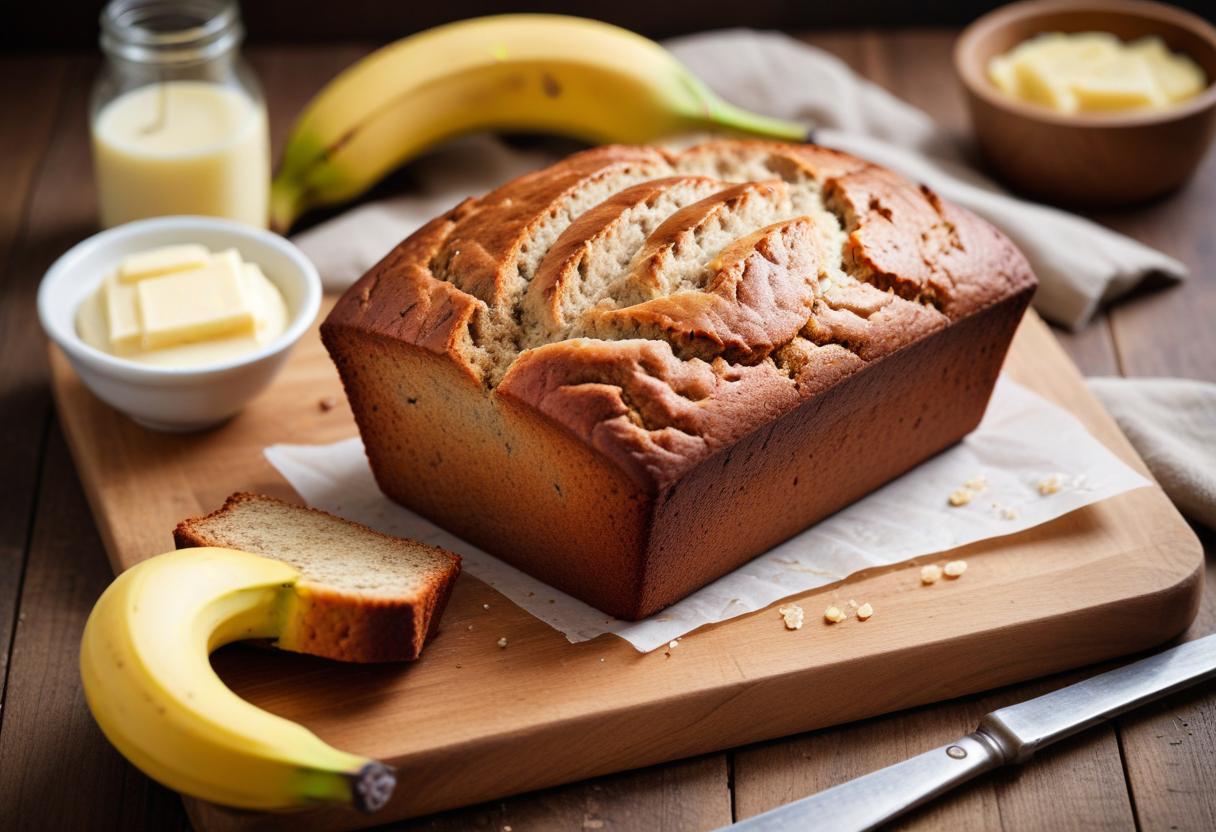 Bananbröd som gör alla glada illustration